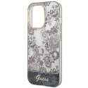Etui Guess Porcelain Collection na iPhone 14 Pro - szare Guess