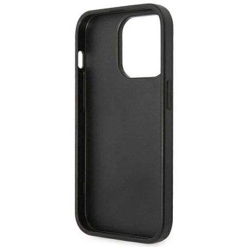 Etui Guess Saffiano Strap na iPhone 14 Pro - czarne Guess