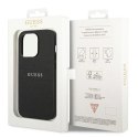 Etui Guess Saffiano Strap na iPhone 14 Pro - czarne Guess