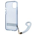 Etui Guess Translucent Strap na iPhone 13 - niebieskie Guess