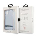 Etui Guess Translucent Strap na iPhone 13 - niebieskie Guess