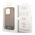 Etui Guess Translucent na iPhone 14 Pro - czarne Guess