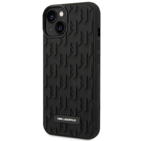 Etui Karl Lagerfeld 3D Monogram na iPhone 14 Plus - czarne Karl Lagerfeld