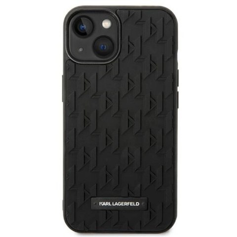 Etui Karl Lagerfeld 3D Monogram na iPhone 14 Plus - czarne Karl Lagerfeld