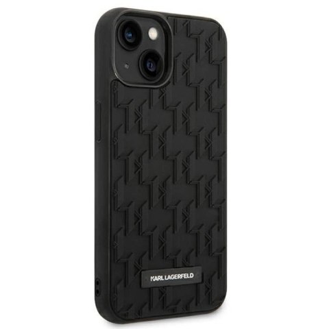 Etui Karl Lagerfeld 3D Monogram na iPhone 14 Plus - czarne Karl Lagerfeld
