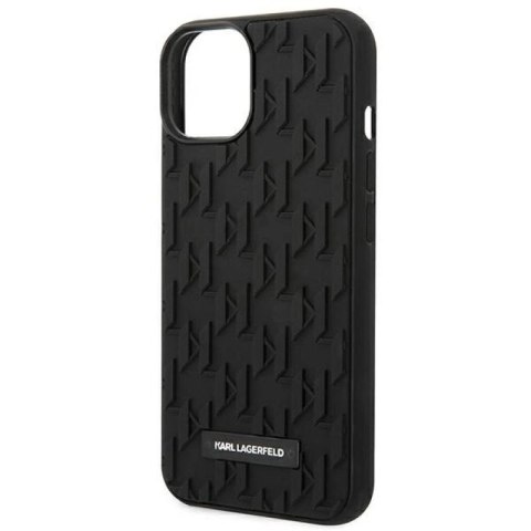 Etui Karl Lagerfeld 3D Monogram na iPhone 14 Plus - czarne Karl Lagerfeld