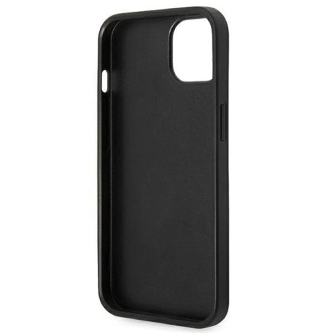 Etui Karl Lagerfeld Saffiano Choupette Head Patch na iPhone 14 Plus - czarne Karl Lagerfeld