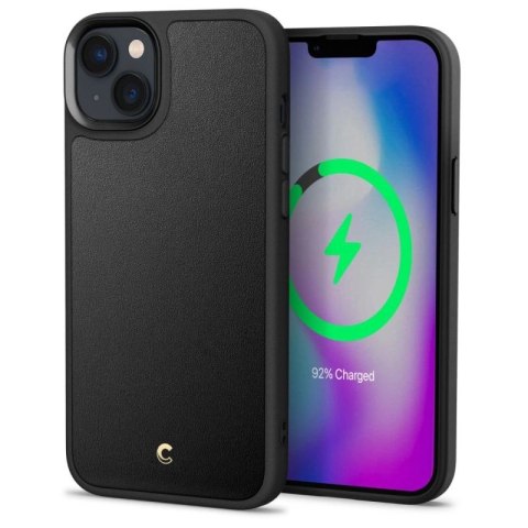 Etui Spigen Cyrill Kajuk Mag z MagSafe na iPhone 14 Plus - czarne Spigen