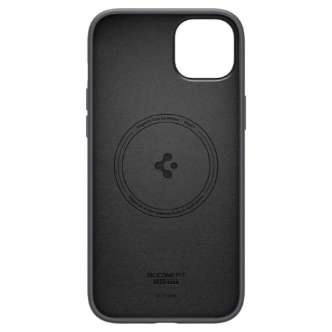 Etui Spigen Silicone Fit Mag z MagSafe na iPhone 14 Plus - czarne Spigen