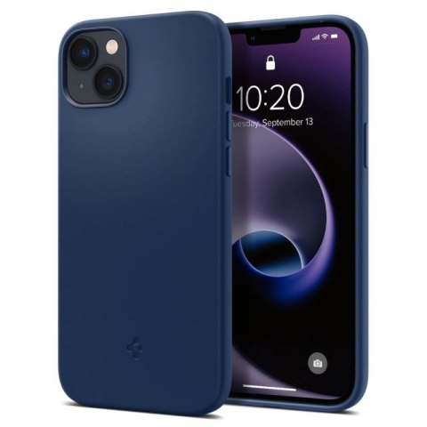 Etui Spigen Silicone Fit Mag z MagSafe na iPhone 14 Plus - niebieskie Spigen