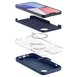 Etui Spigen Silicone Fit Mag z MagSafe na iPhone 14 Plus - niebieskie Spigen