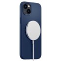 Etui Spigen Silicone Fit Mag z MagSafe na iPhone 14 Plus - niebieskie Spigen