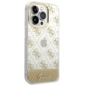 Guess GUHCP14LHG4MHG iPhone 14 Pro 6,1" złoty/gold hardcase 4G Pattern Script Guess