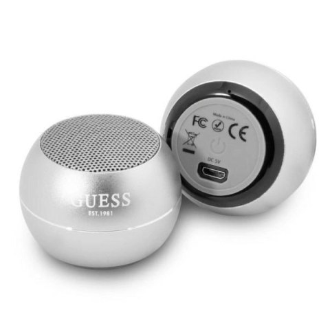 Mini głośnik Bluetooth Guess - szary Hikvision