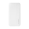 Wozinsky powerbank Li-Po 10000mAh 2 x USB biały (WPBWE1) Wozinsky