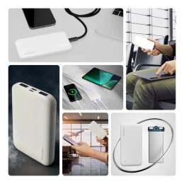 Wozinsky powerbank Li-Po 10000mAh 2 x USB biały (WPBWE1) Wozinsky