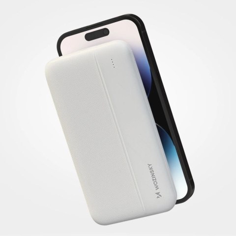 Wozinsky powerbank Li-Po 10000mAh 2 x USB biały (WPBWE1) Wozinsky