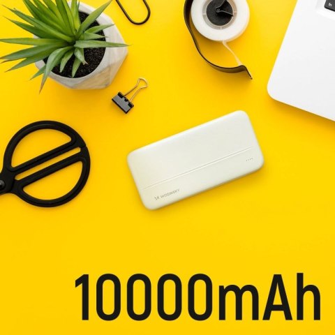 Wozinsky powerbank Li-Po 10000mAh 2 x USB biały (WPBWE1) Wozinsky