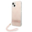 Etui Guess 4G Print Strap na iPhone 14 Plus - różowe Guess