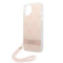 Etui Guess 4G Print Strap na iPhone 14 Plus - różowe Guess