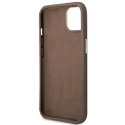Etui Guess 4G Vintage Gold Logo na iPhone 14 Plus - brązowe Guess