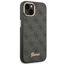 Etui Guess 4G Vintage Gold Logo na iPhone 14 Plus - czarne Guess