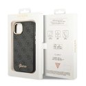 Etui Guess 4G Vintage Gold Logo na iPhone 14 Plus - czarne Guess
