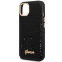 Etui Guess Croco Collection na iPhone 14 Plus - czarne Guess
