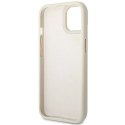Etui Guess Croco Collection na iPhone 14 Plus - srebrne Guess