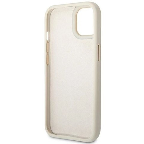 Etui Guess Croco Collection na iPhone 14 Plus - srebrne Guess