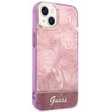 Etui Guess Jungle Collection na iPhone 14 Plus - różowe Guess