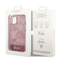 Etui Guess Jungle Collection na iPhone 14 Plus - różowe Guess