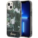 Etui Guess Jungle Collection na iPhone 14 Plus - zielone Guess