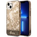 Etui Guess Porcelain Collection na iPhone 14 Plus - beżowe Guess
