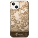Etui Guess Porcelain Collection na iPhone 14 Plus - beżowe Guess