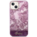 Etui Guess Porcelain Collection na iPhone 14 Plus - fuksjowe Guess