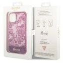 Etui Guess Porcelain Collection na iPhone 14 Plus - fuksjowe Guess