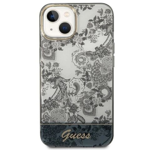 Etui Guess Porcelain Collection na iPhone 14 Plus - szare Guess