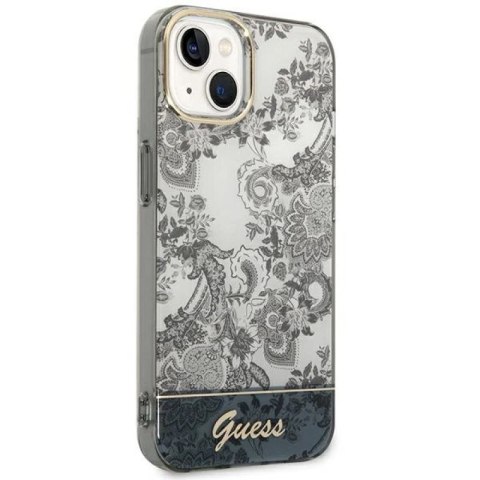 Etui Guess Porcelain Collection na iPhone 14 Plus - szare Guess