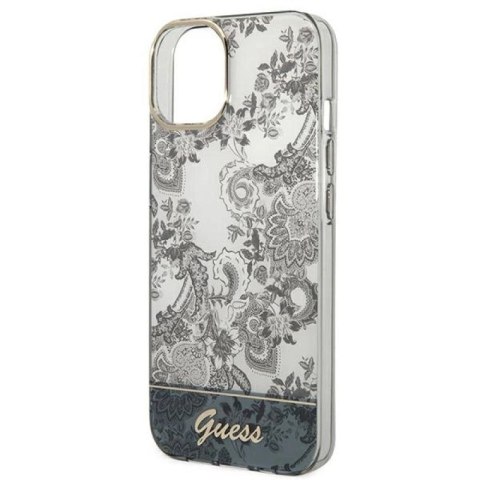 Etui Guess Porcelain Collection na iPhone 14 Plus - szare Guess