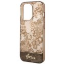 Etui Guess Porcelain Collection na iPhone 14 Pro Max - beżowe Guess