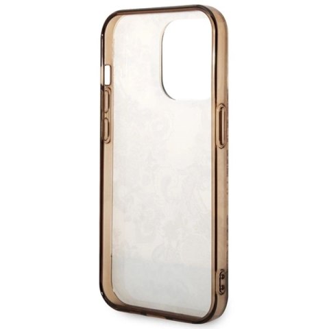 Etui Guess Porcelain Collection na iPhone 14 Pro Max - beżowe Guess