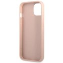 Etui Guess Saffiano Triangle Logo na iPhone 14 Plus - różowe Guess
