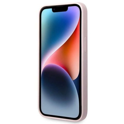 Etui Guess Silicone Triangle na iPhone 14 6,1" - fioletowe Guess