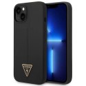 Etui Guess Silicone Triangle na iPhone 14 Plus - czarne Guess