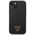 Etui Guess Silicone Triangle na iPhone 14 Plus - czarne Guess