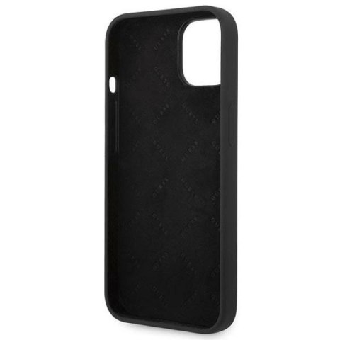 Etui Guess Silicone Triangle na iPhone 14 Plus - czarne Guess