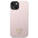 Etui Guess Silicone Triangle na iPhone 14 Plus - fioletowe Guess
