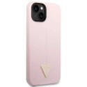 Etui Guess Silicone Triangle na iPhone 14 Plus - fioletowe Guess
