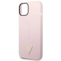 Etui Guess Silicone Triangle na iPhone 14 Plus - fioletowe Guess
